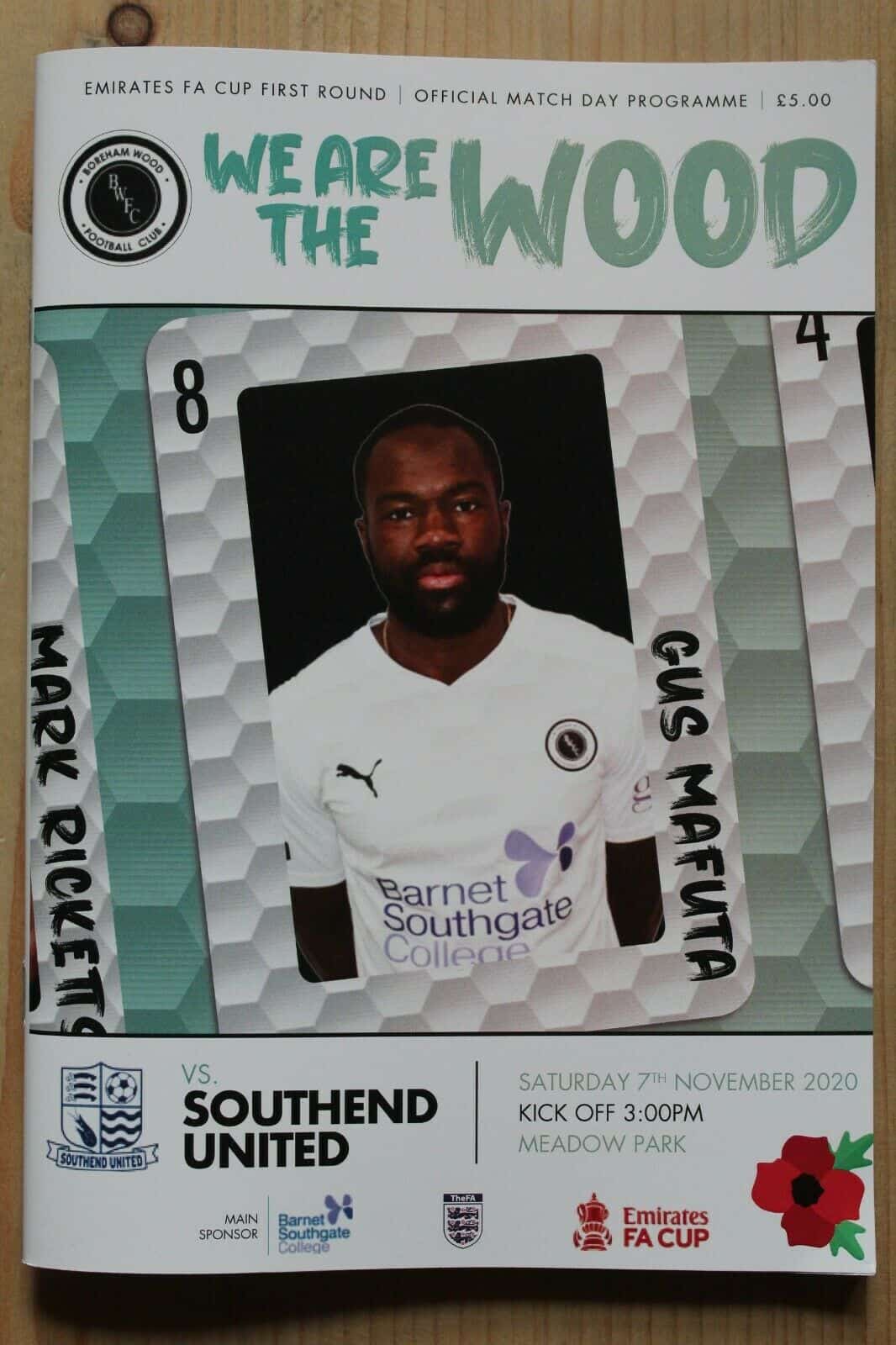 Boreham Wood v Southend United FC